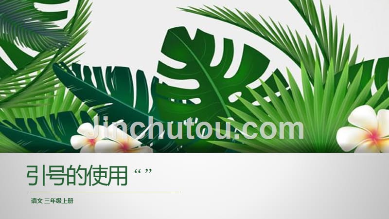 三年级上册语文课件-引号的使用 全国通用_第1页