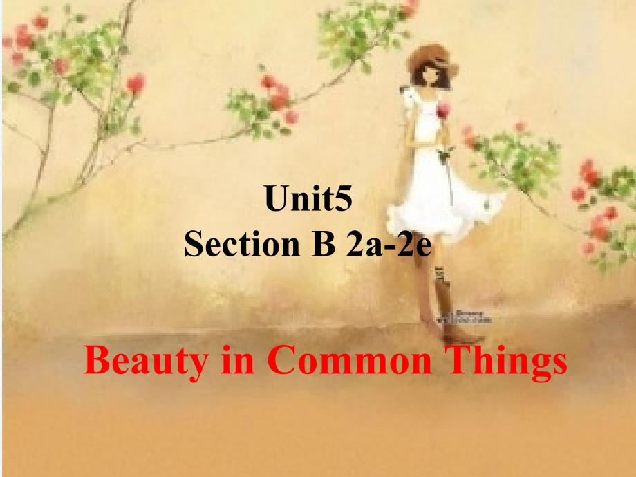 英语人教版本九年级全册unit 5 section b 2a-2e_第1页