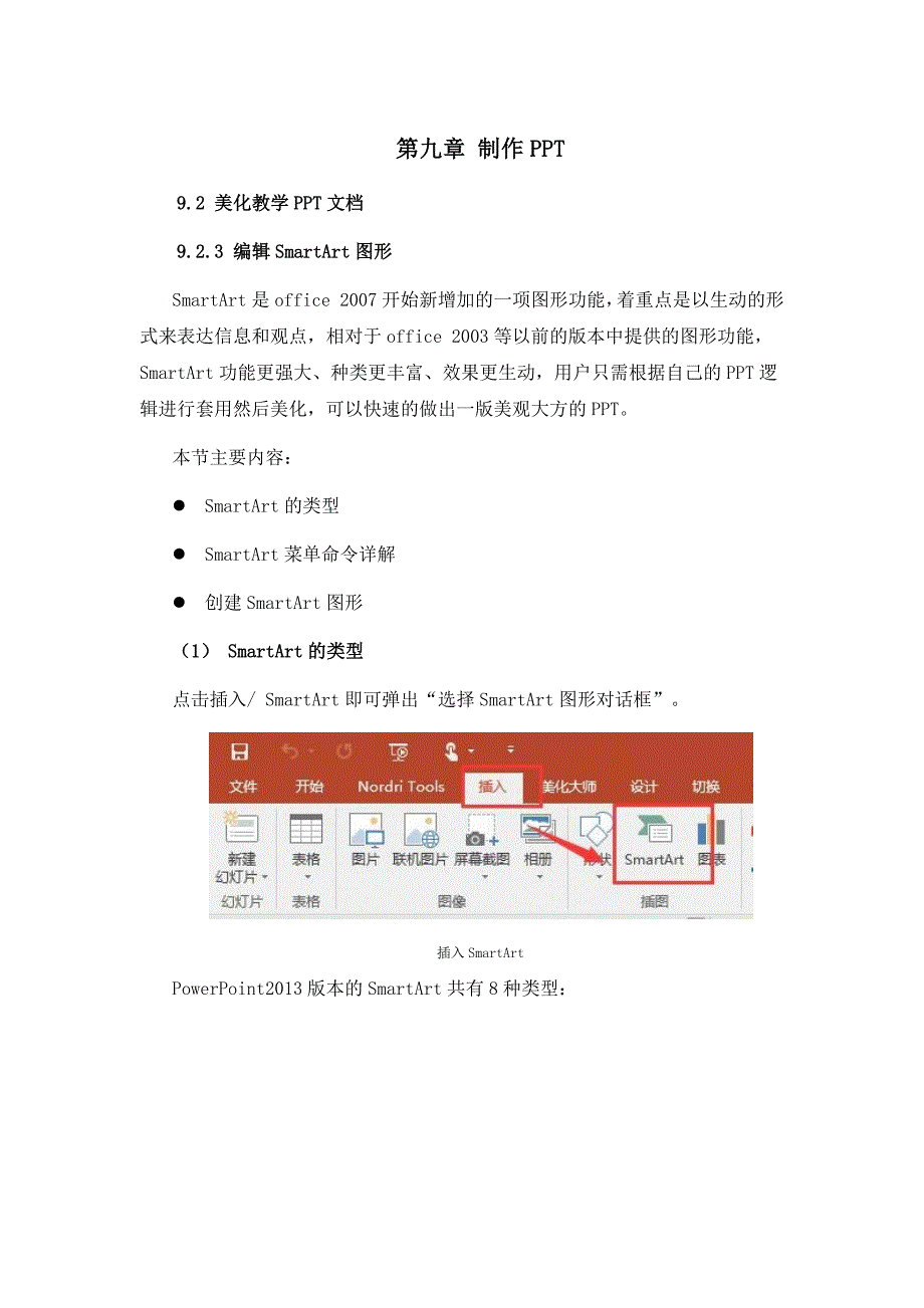 六编辑smartart图形剖析_第1页
