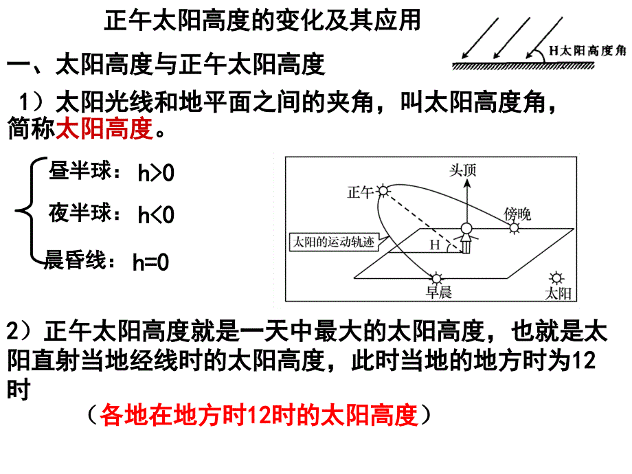 正午太阳高度角8_第1页