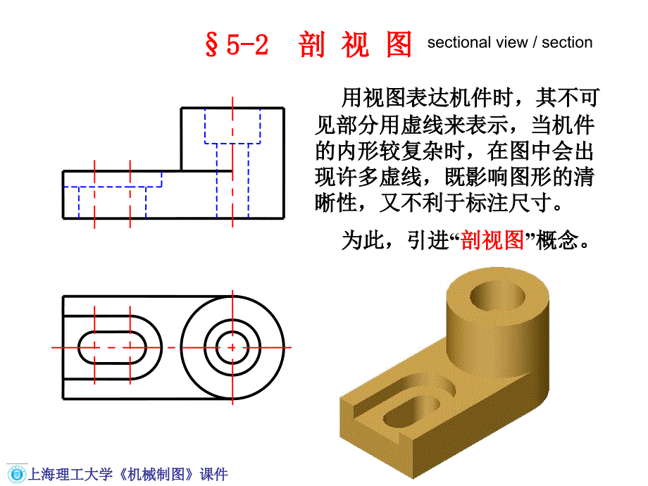 机械工程制图教程5-2-剖视图(新标准)_第1页