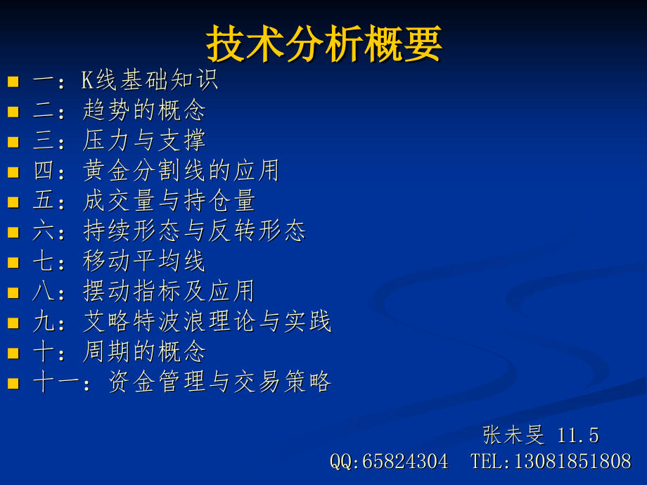 黄金现货k线技术分析概要_第1页