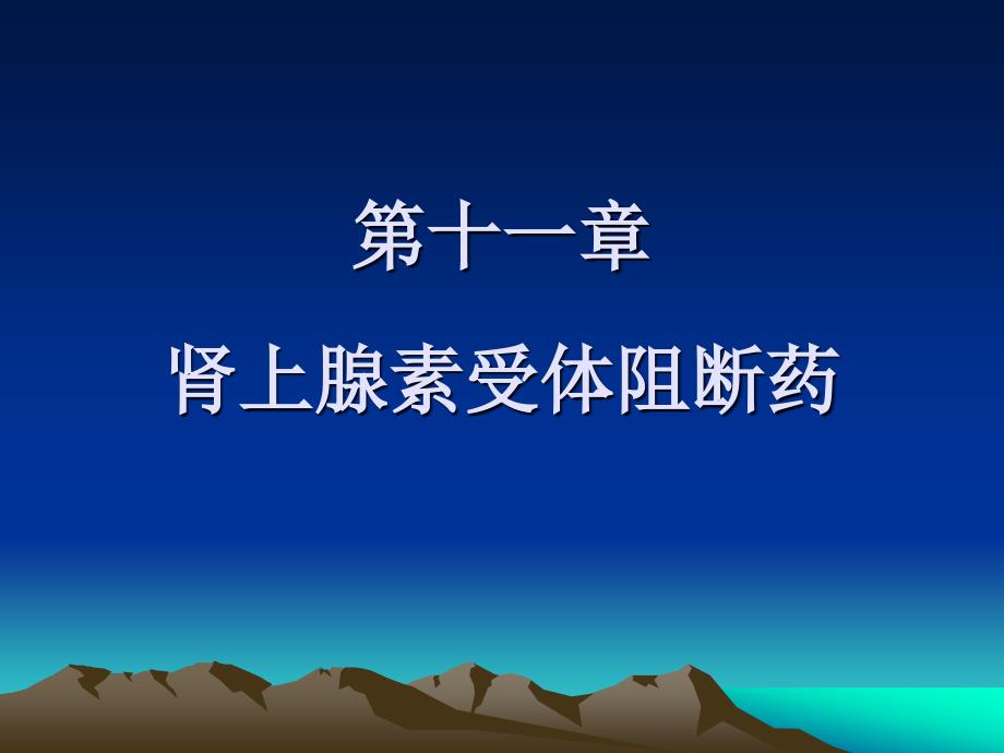 第11章-肾上腺素受体阻断药_4_第1页