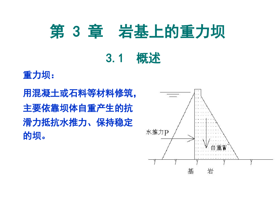 第三章重力坝_第1页