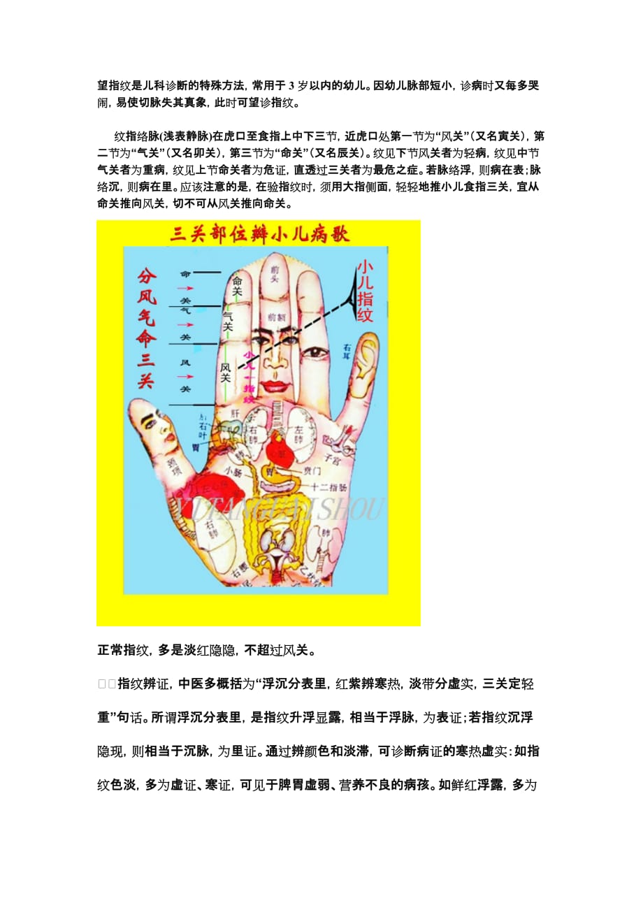 小儿指纹诊图并详解资料_第1页