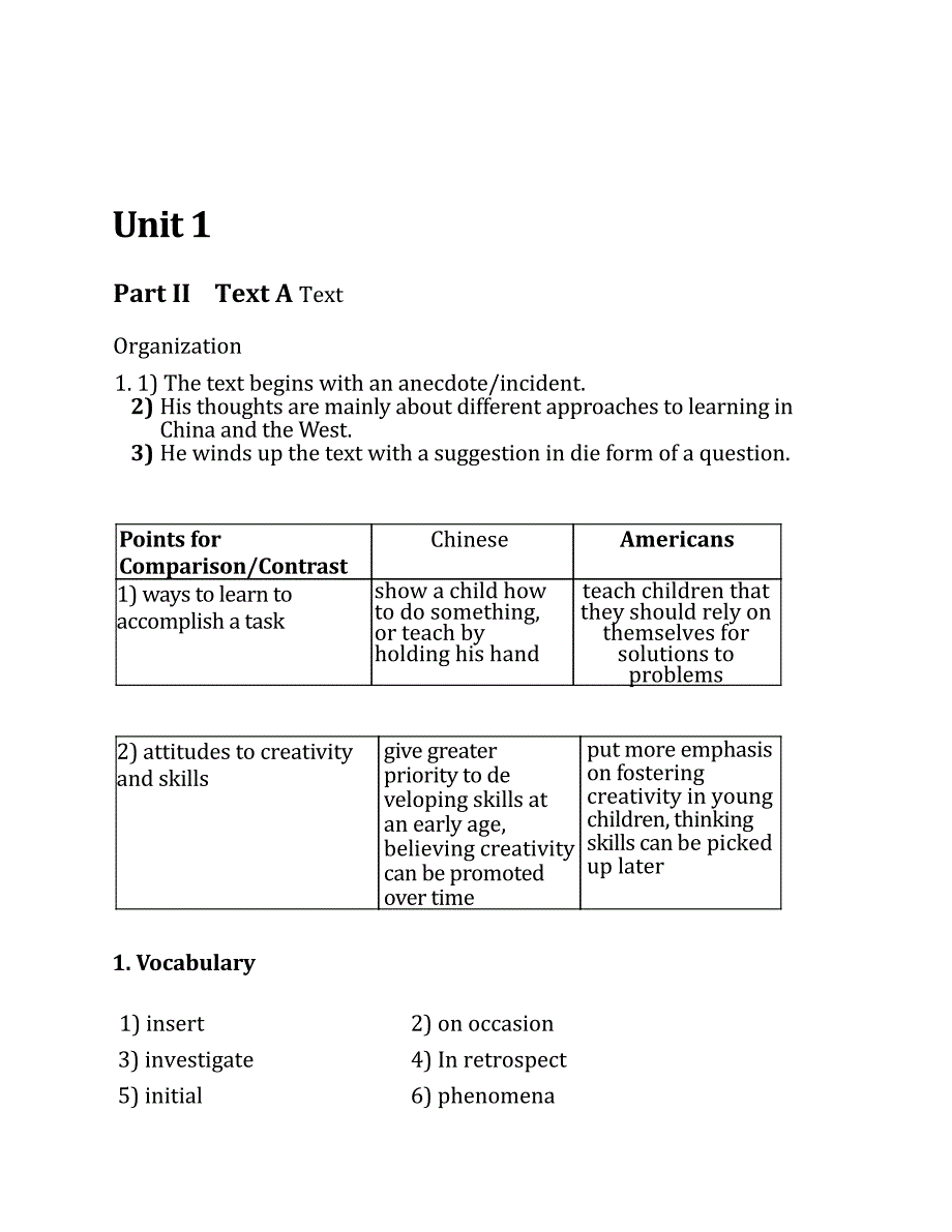 全新版大学英语综合教程2第二版答案 李萌华1资料_第1页