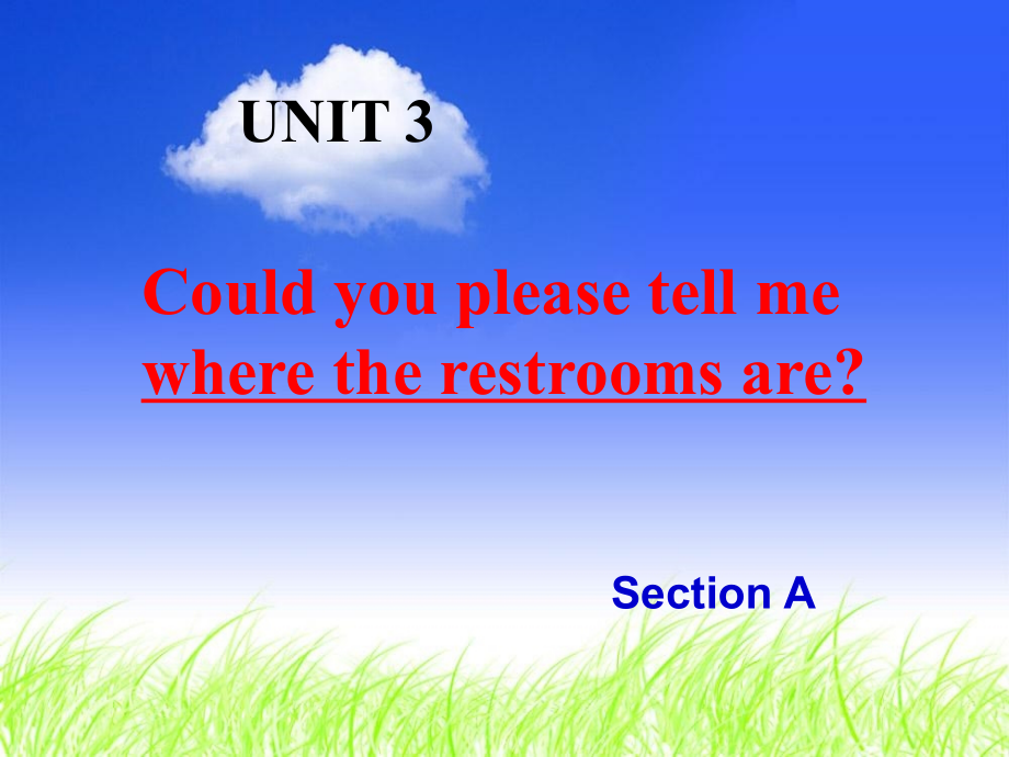 新版九年级unit3couldyoupleasetellme全单元课件_第1页
