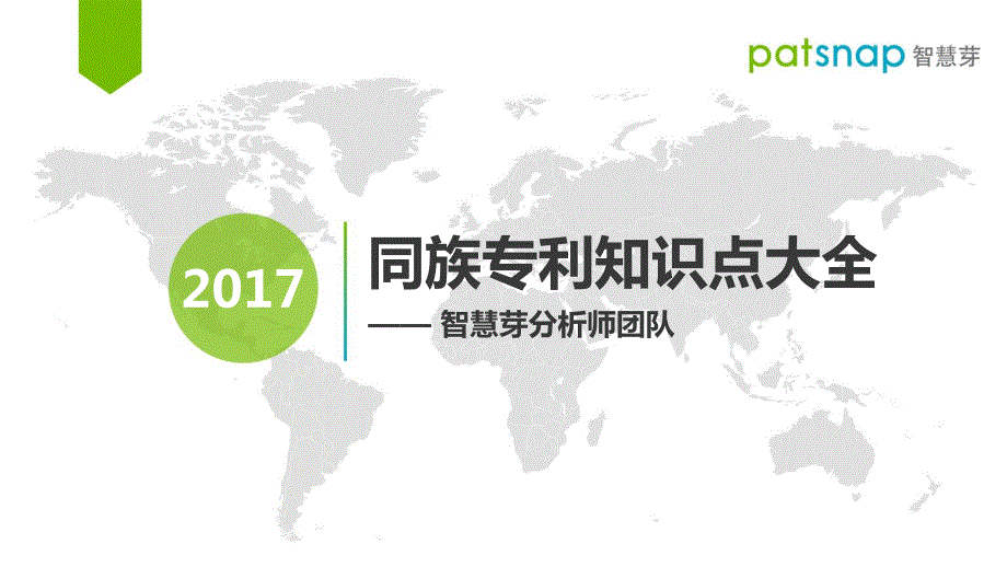 2017同族专利知识点大全（2017）_第1页