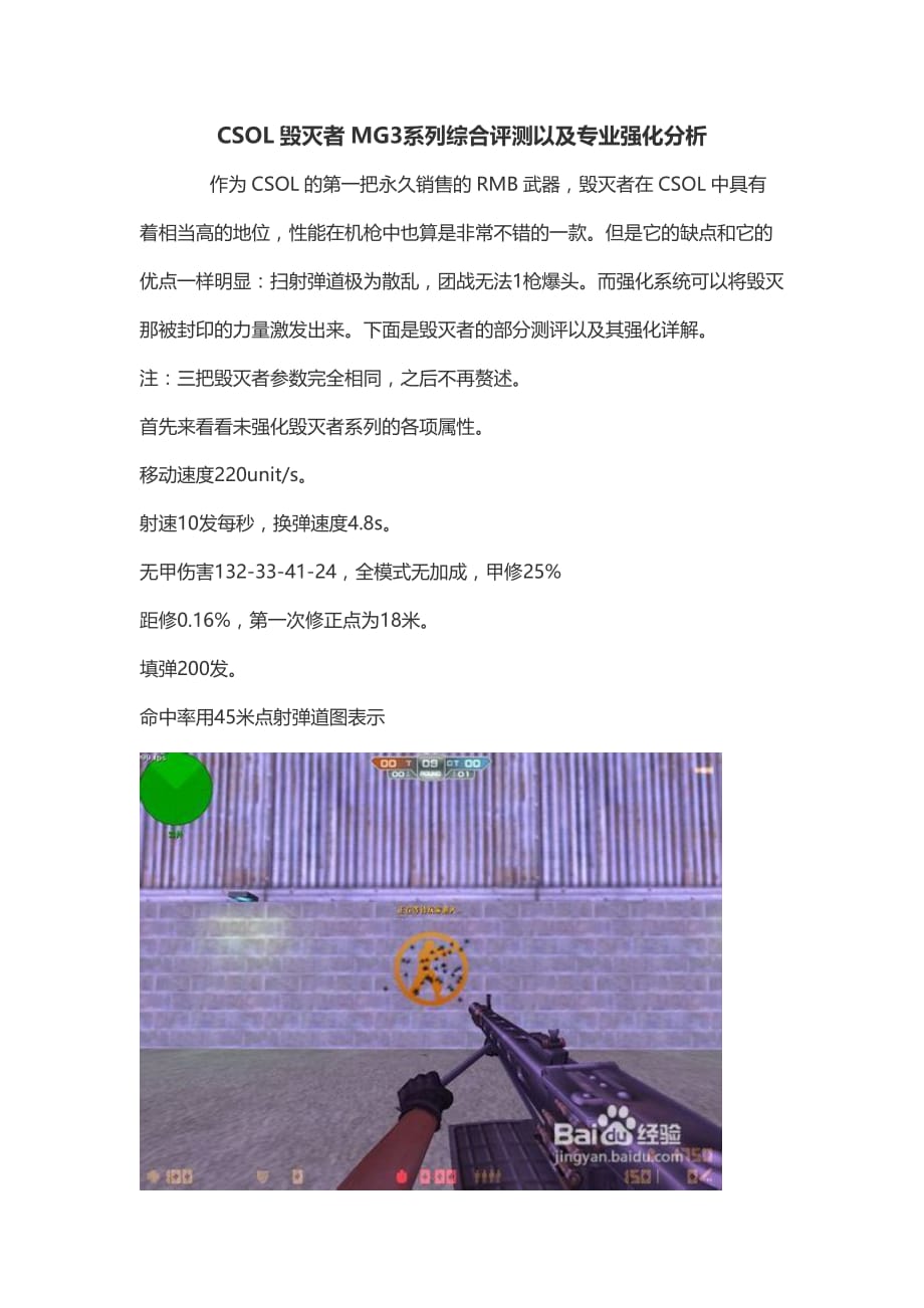 csol毁灭者mg3综合评测及强化分析_第1页
