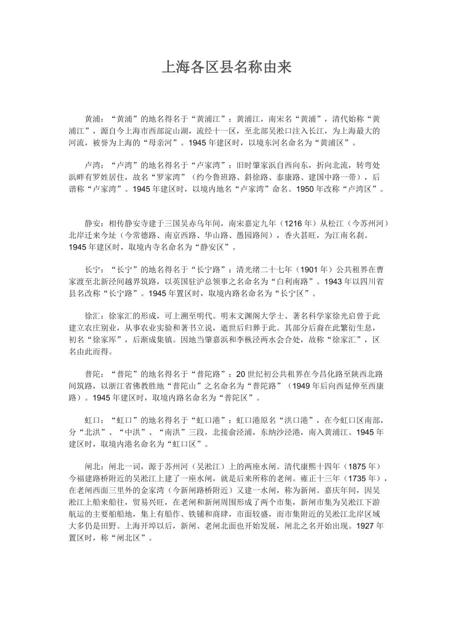 上海市各区县名称由来.doc_第1页