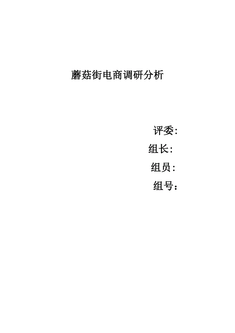 蘑菇街电商分析资料_第1页