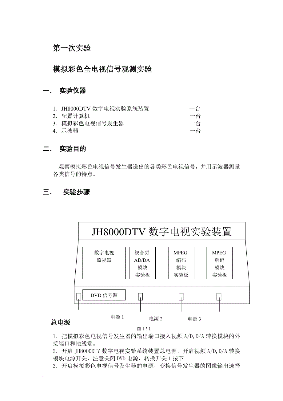 数字电视实验1.doc_第1页