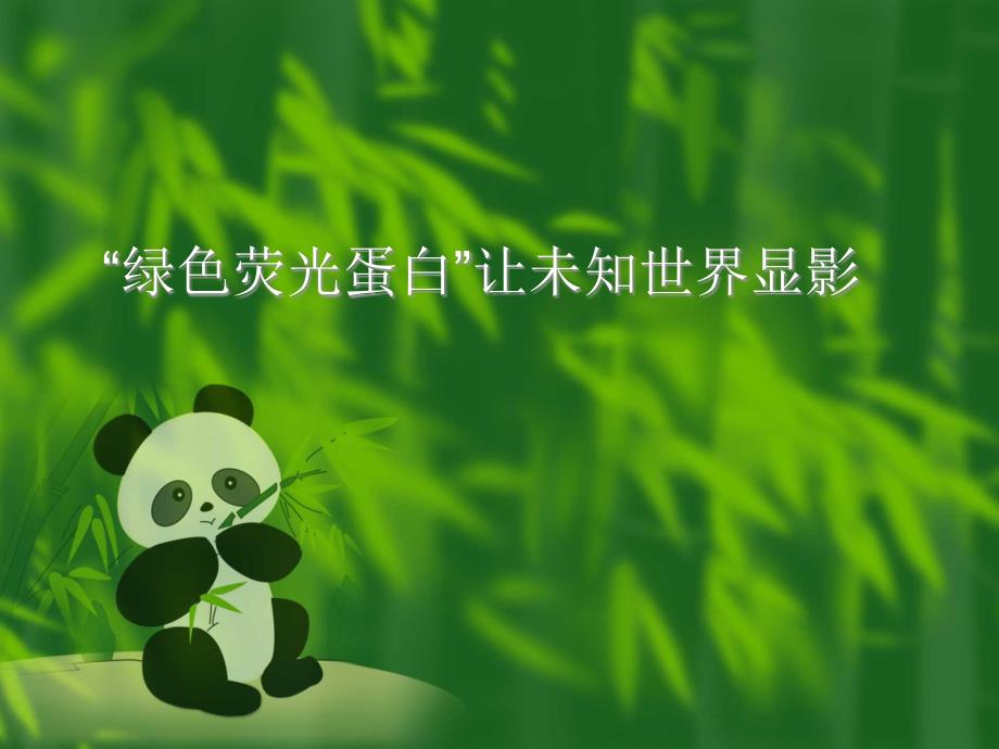 绿色银光蛋白_第1页
