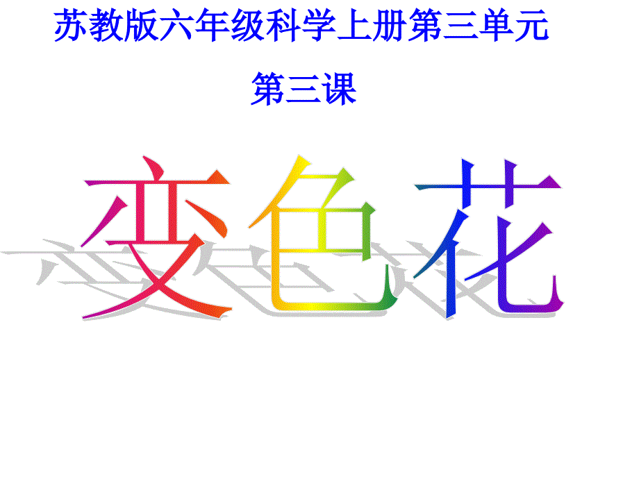 苏教版科学六年级上册变色花资料_第1页