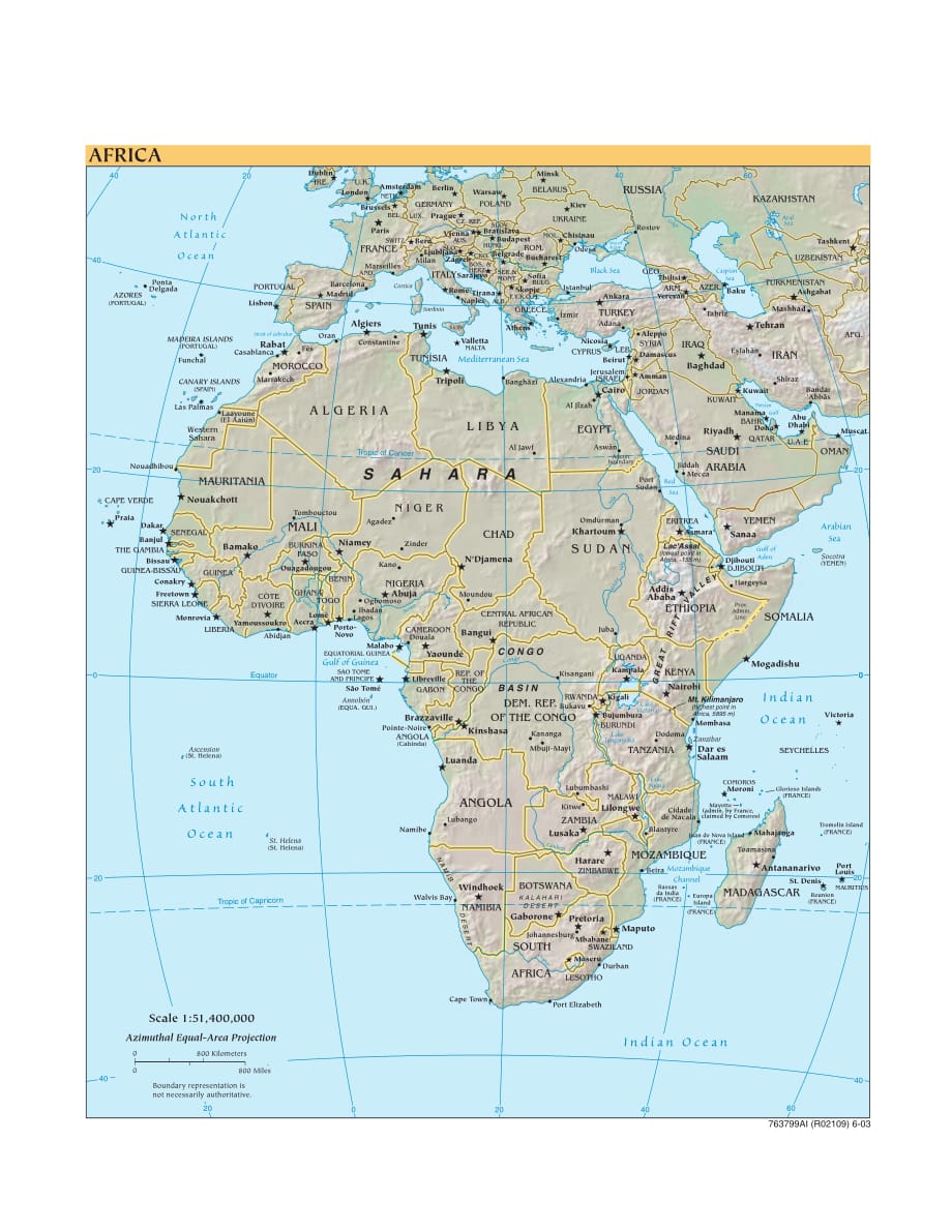 非洲地图_第1页