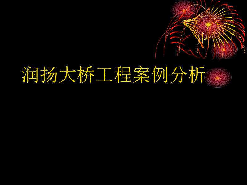 润扬大桥工程案例分析解析_第1页