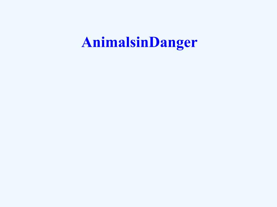 2018年高考英语一轮复习 module 6 the tang poems animals in danger 外研版必修5_第1页