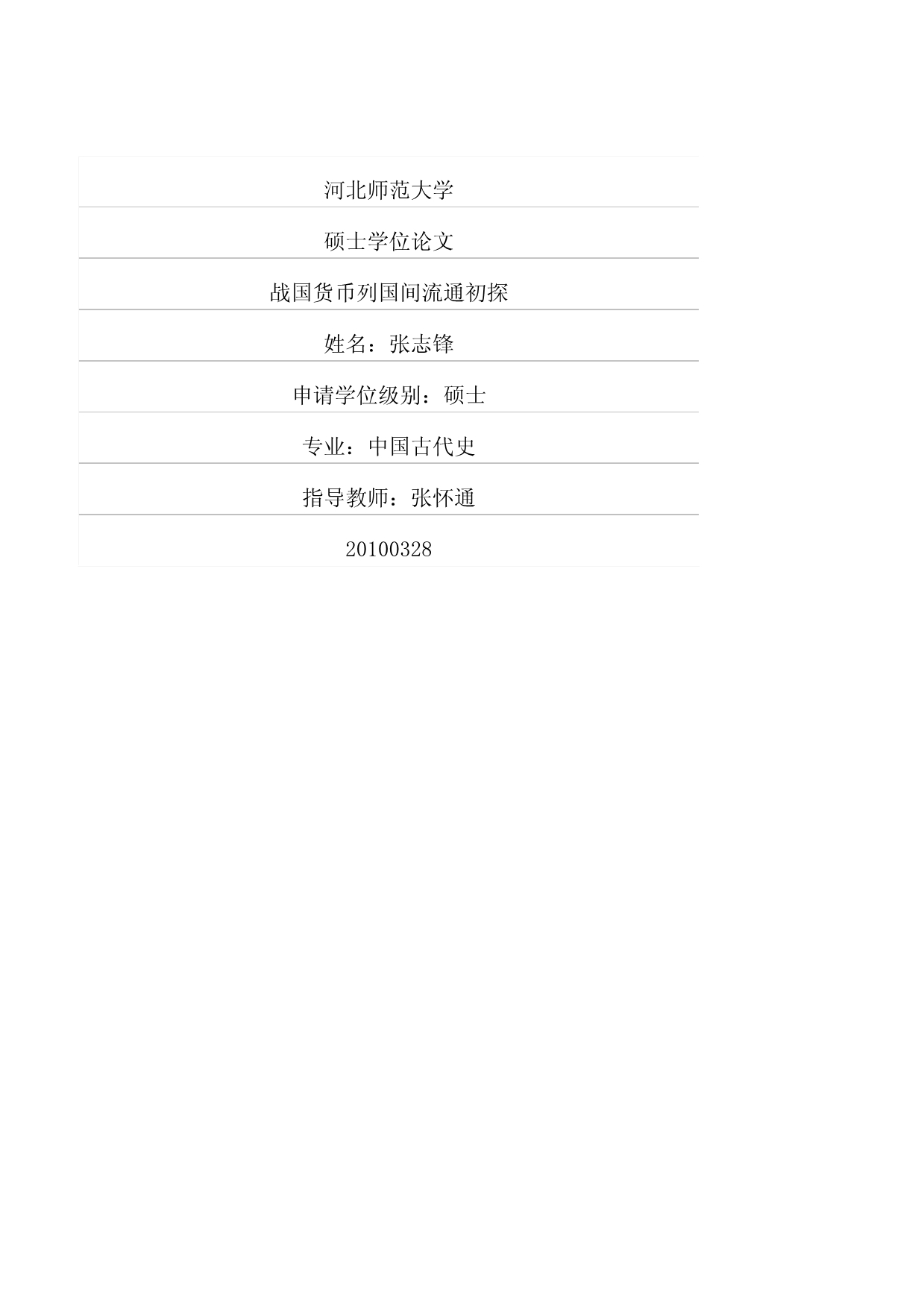 战国货币列国间流通初探_第1页