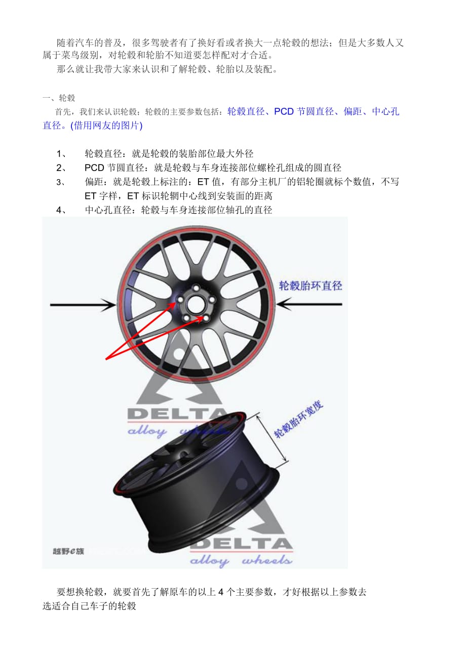 轮毂参数(怎样更换合适的轮毂、轮胎)汇编_第1页