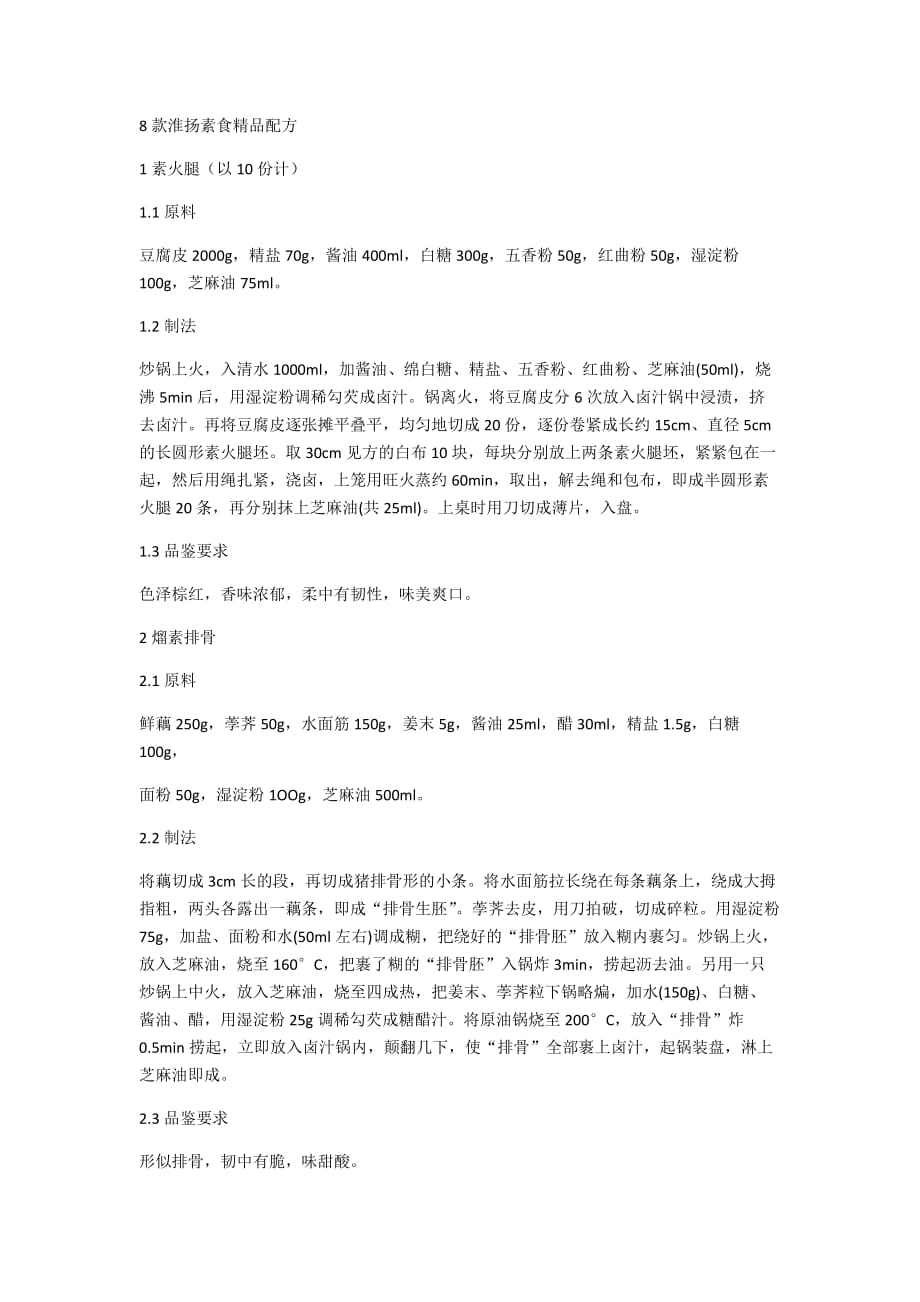 8款淮扬素食精品配方_第1页