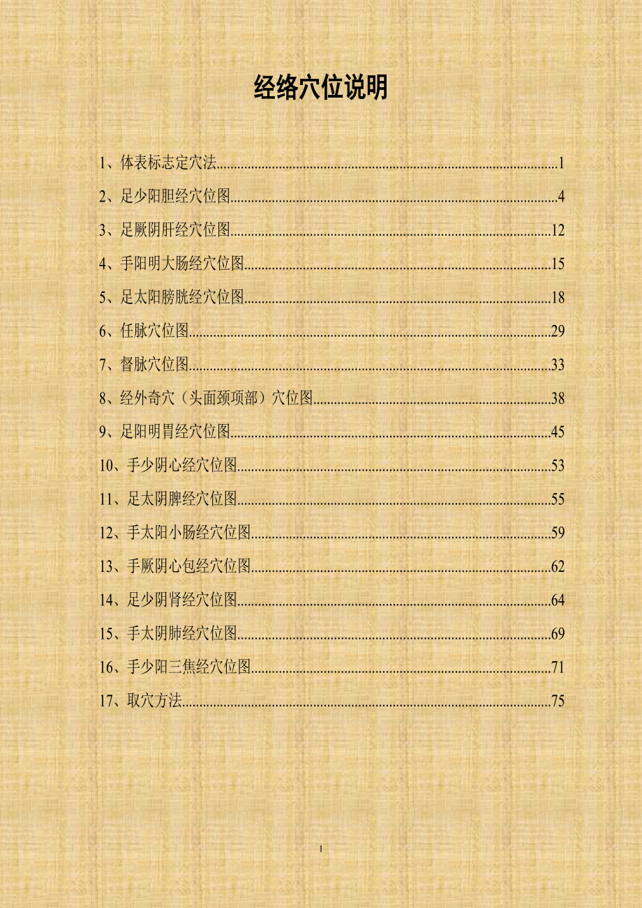 经络穴位说明_第1页