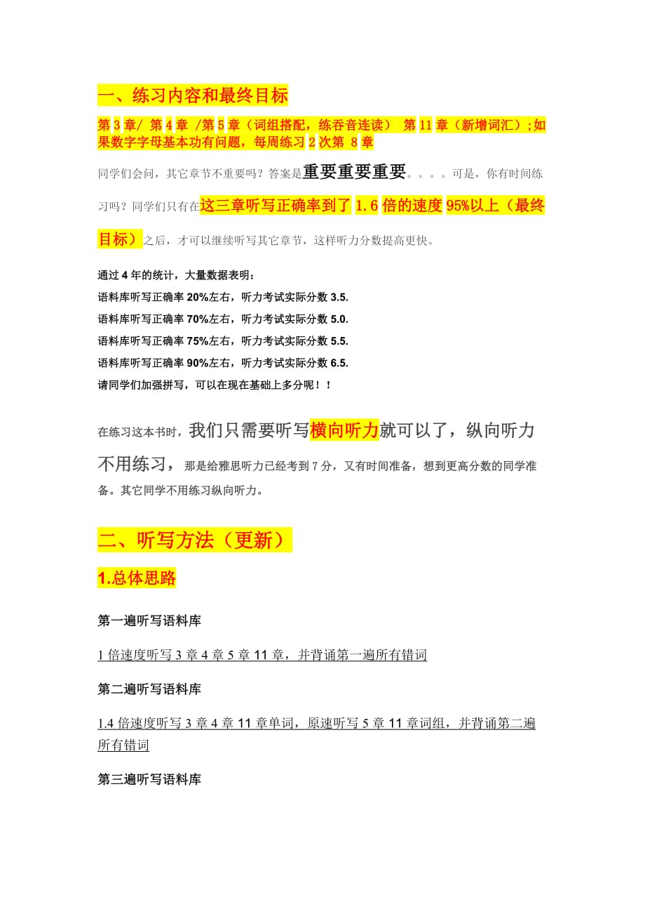 王陆听力真题语料库使用方法(精华!!)_第1页