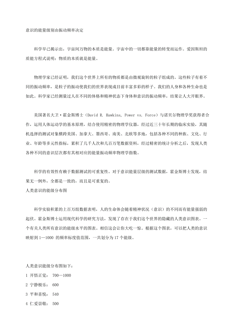 意识的能量级别由振动频率决定资料_第1页