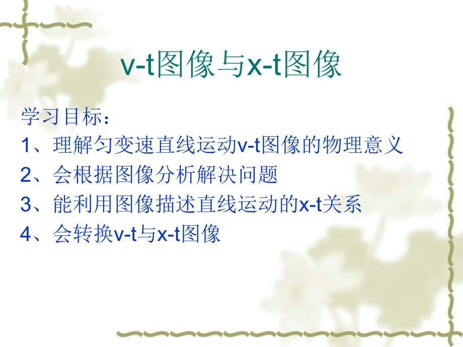 1.6v-t图像与x-t图像分析_第1页