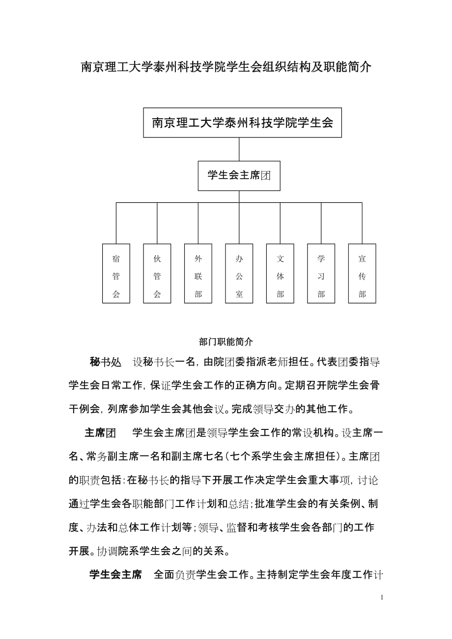 院学生会组织结构及职能简介_第1页