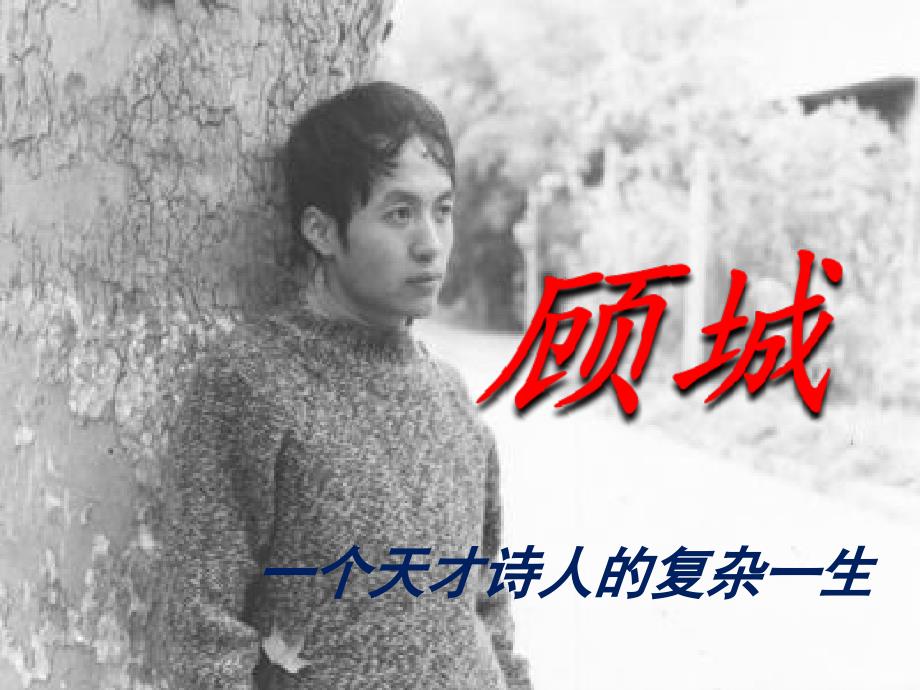 顾城.PPT_第1页