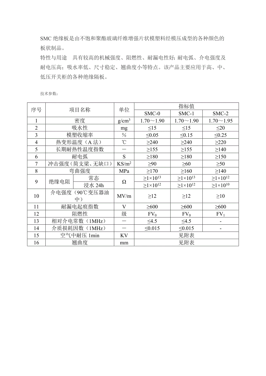 SMC材料参数-修订编选_第1页