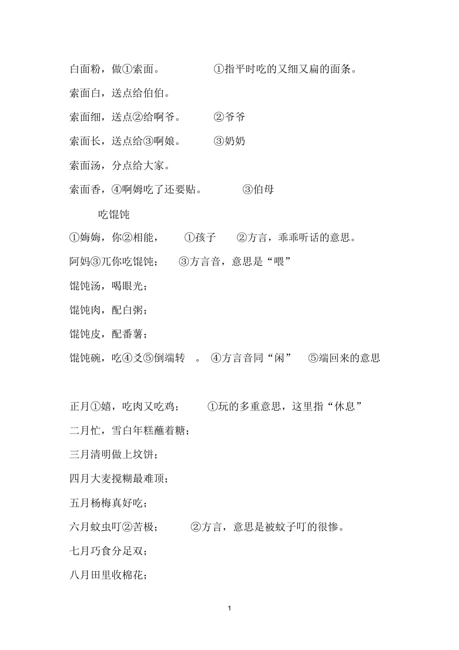 温州瑞安方言_第1页