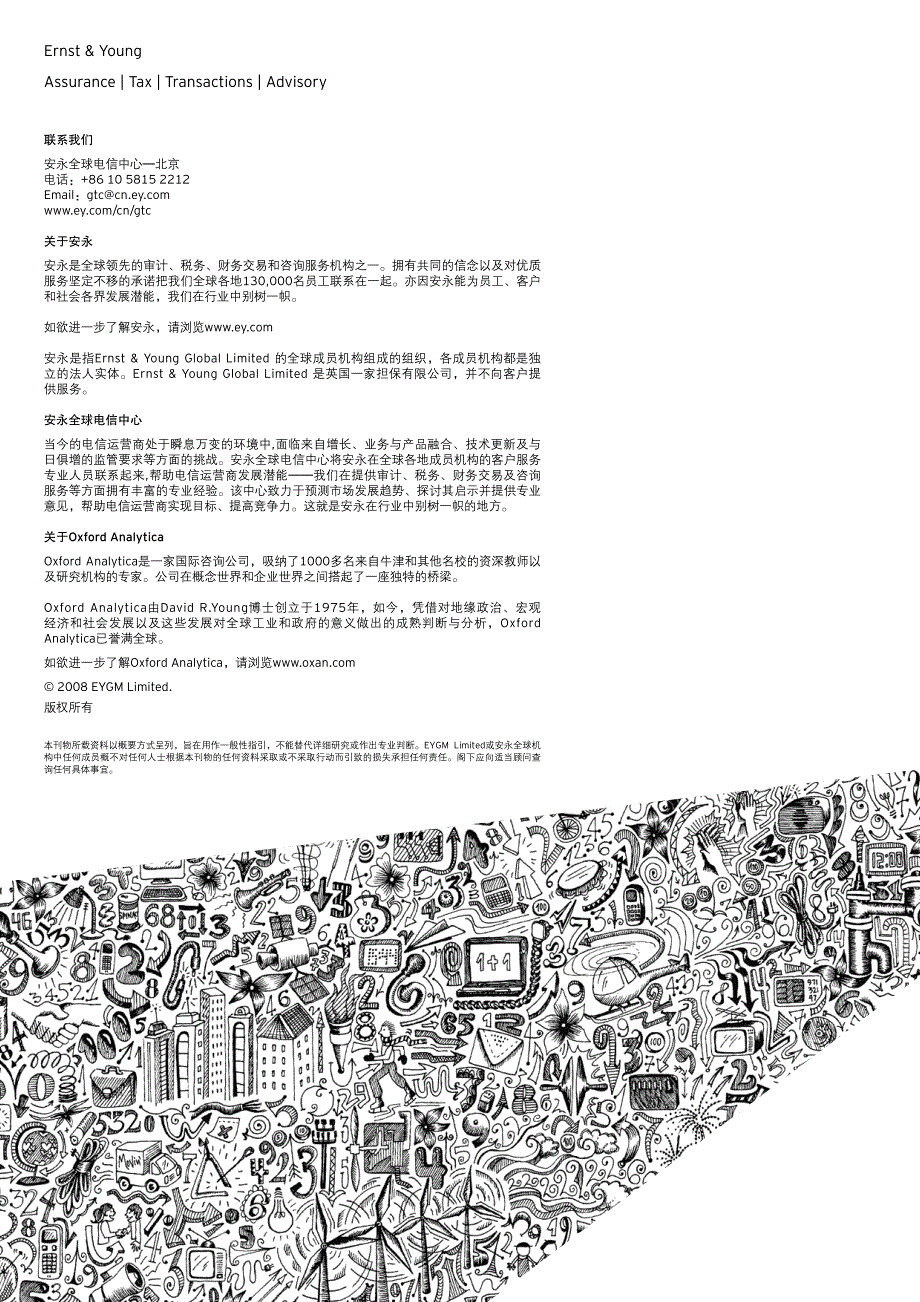 安永：战略风险-2008电信业风险分析报告_第1页