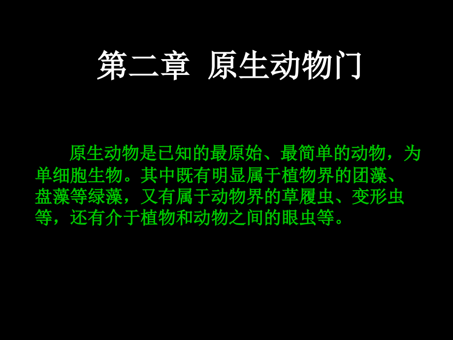 生物竞赛原始动物PPT演示文稿_第1页
