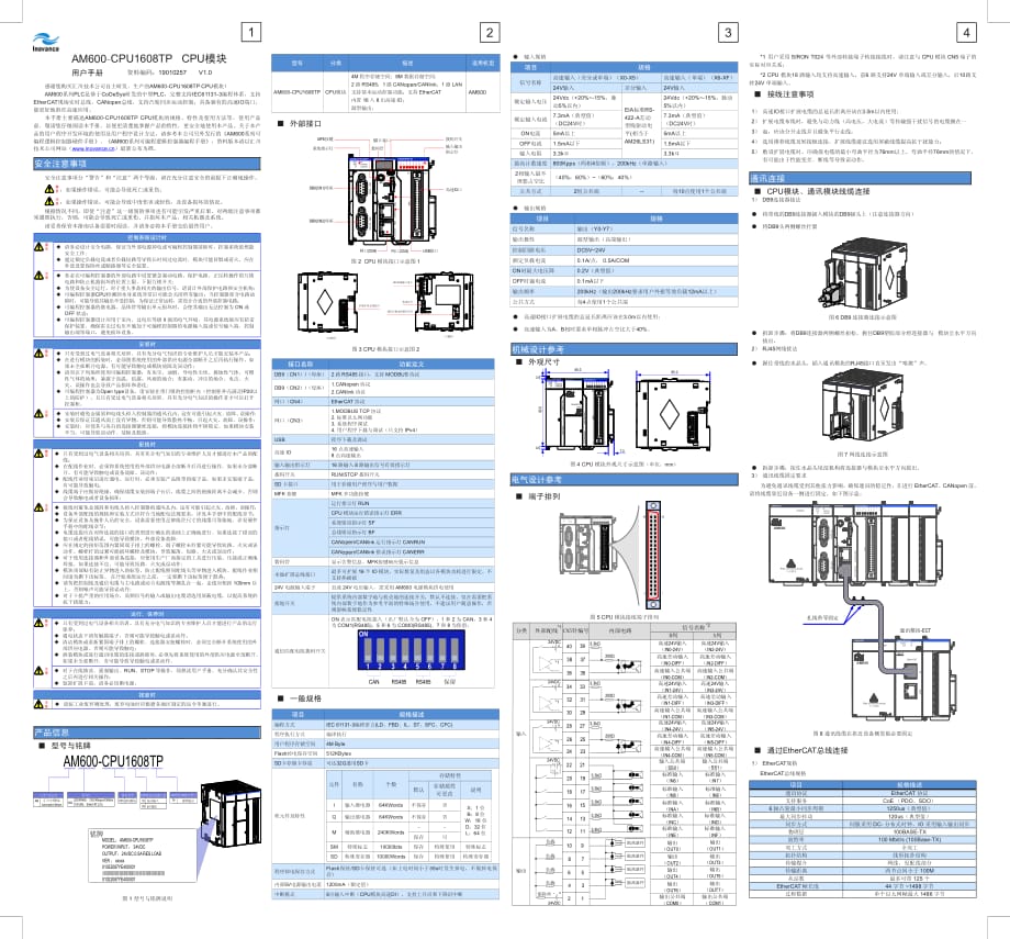 AM600-CPU1608TP CPU模块_第1页