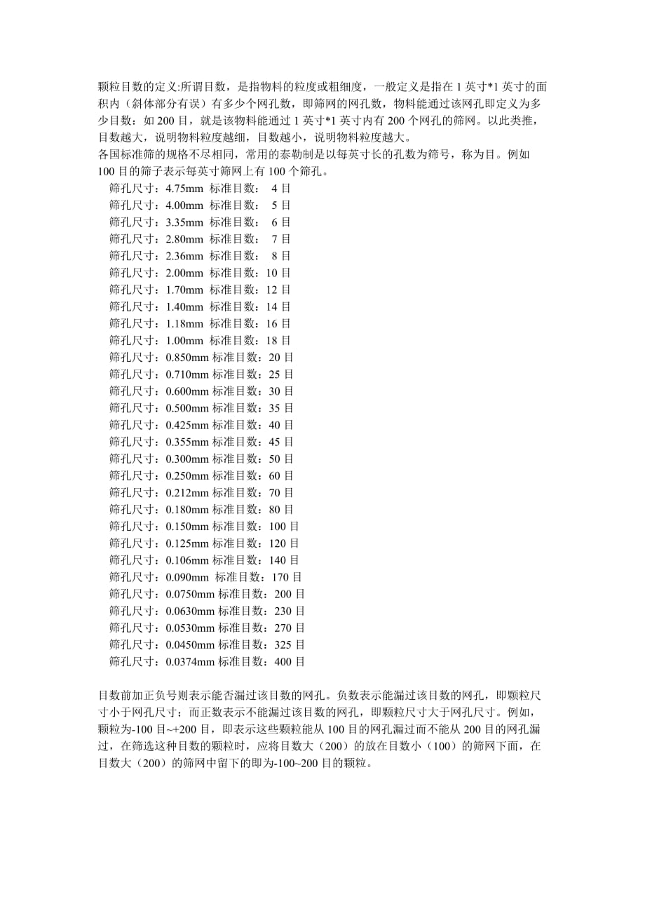 筛子目数的定义_第1页