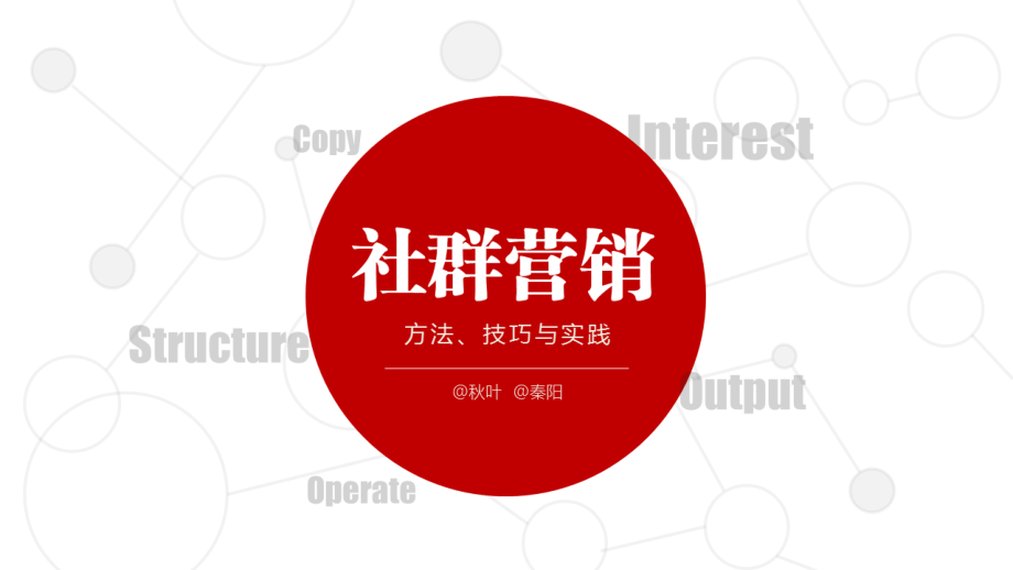 《社群营销与运营》ppt课件_第1页