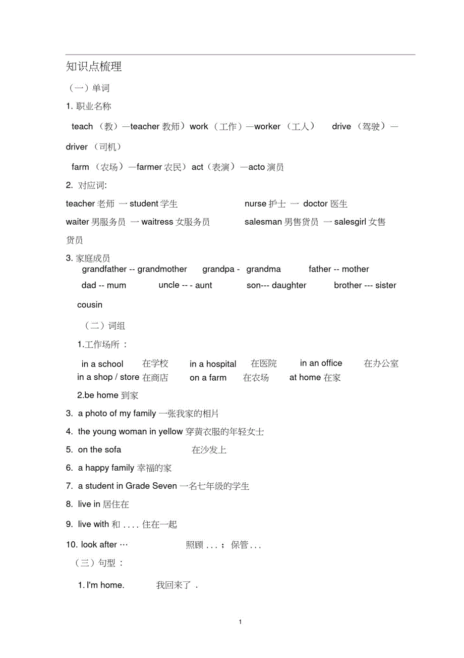 仁爱英语七年级上册Unit3_topic2知识点讲解及随堂练习0001精品_第1页