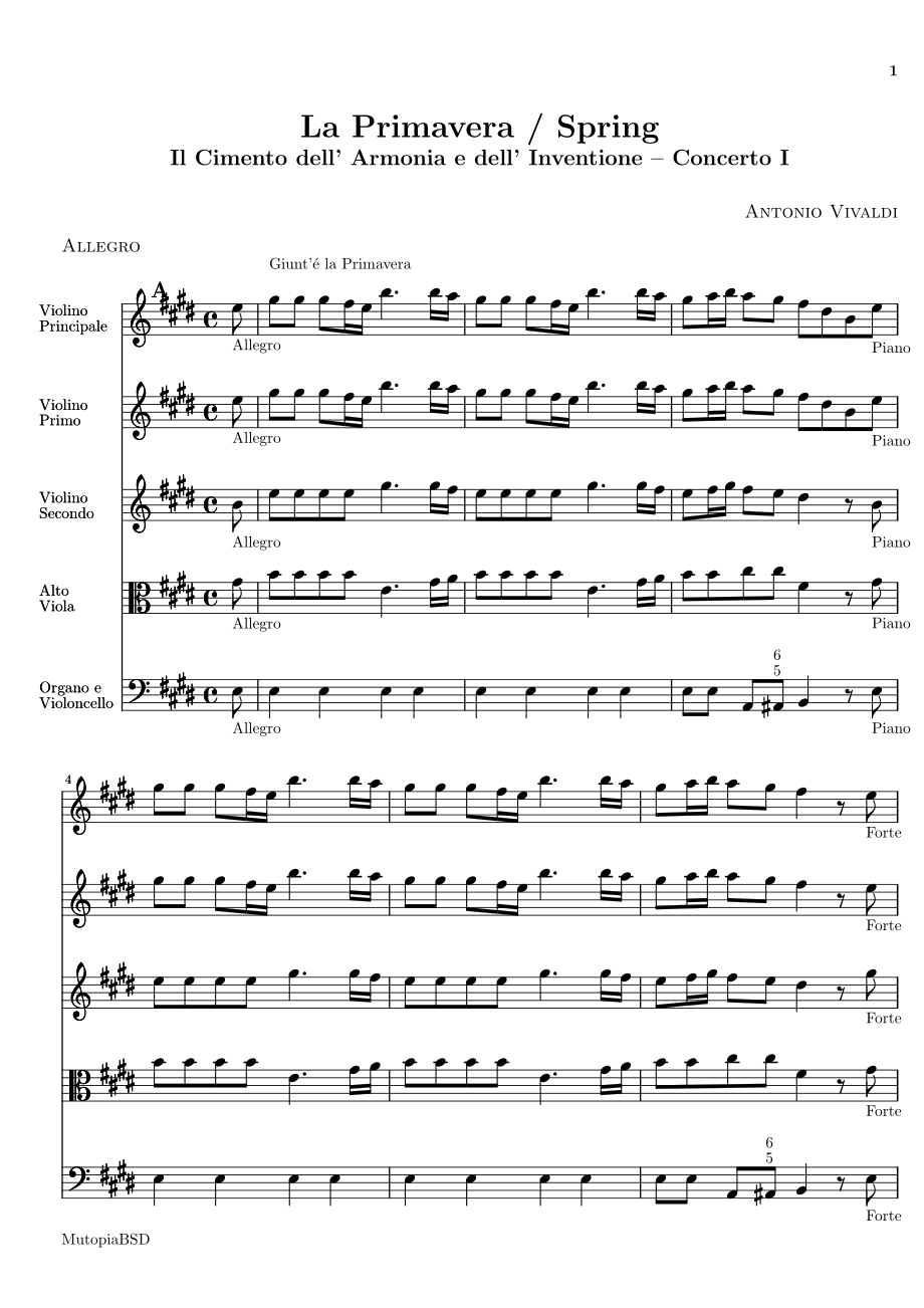 维瓦尔第小提琴协奏曲Op.8“四季”总谱 最新修订_第1页