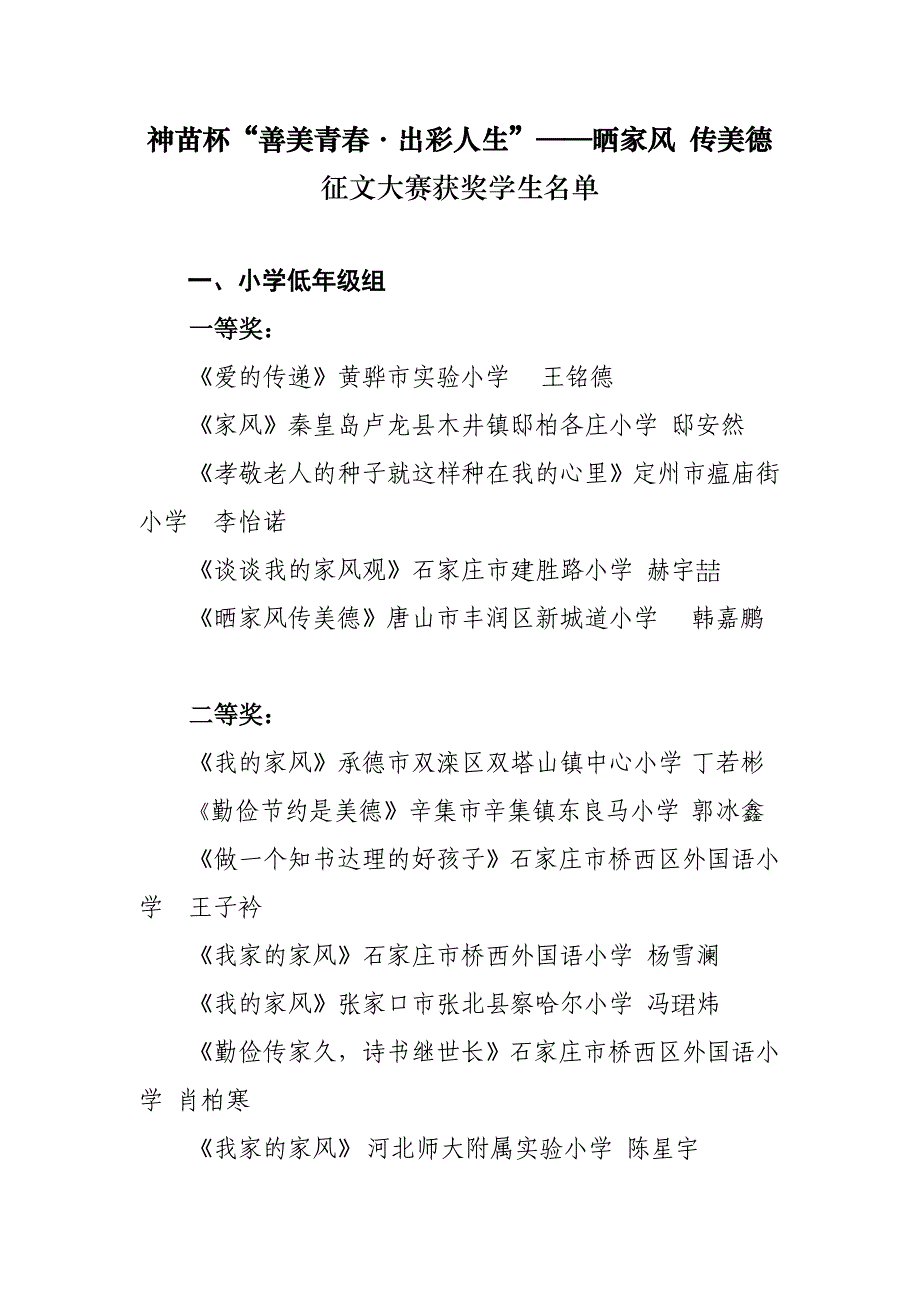 神苗杯善美青春&amp#183;出彩人生——晒家风传美德.doc_第1页