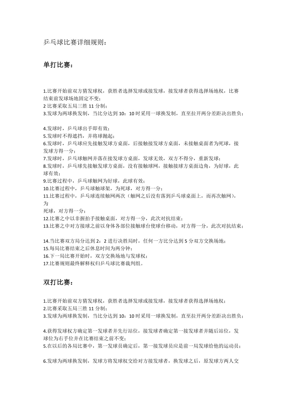 乒乓球比赛详细规则.docx_第1页