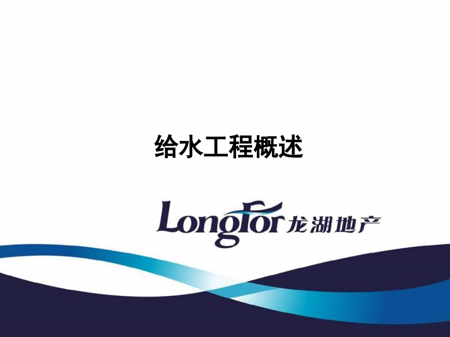 龙湖-给水工程概述_第1页