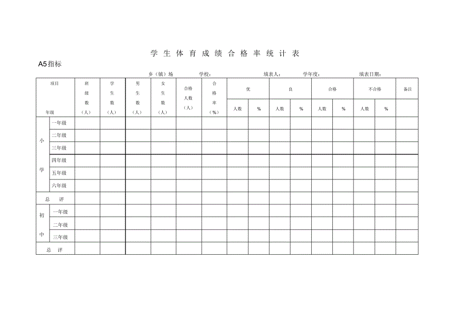 中小学A5表格精品_第1页