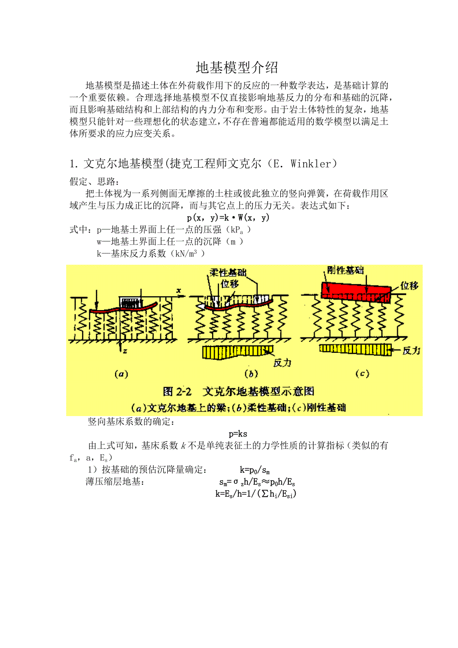 《地基模型介绍》（参考Word）_第1页
