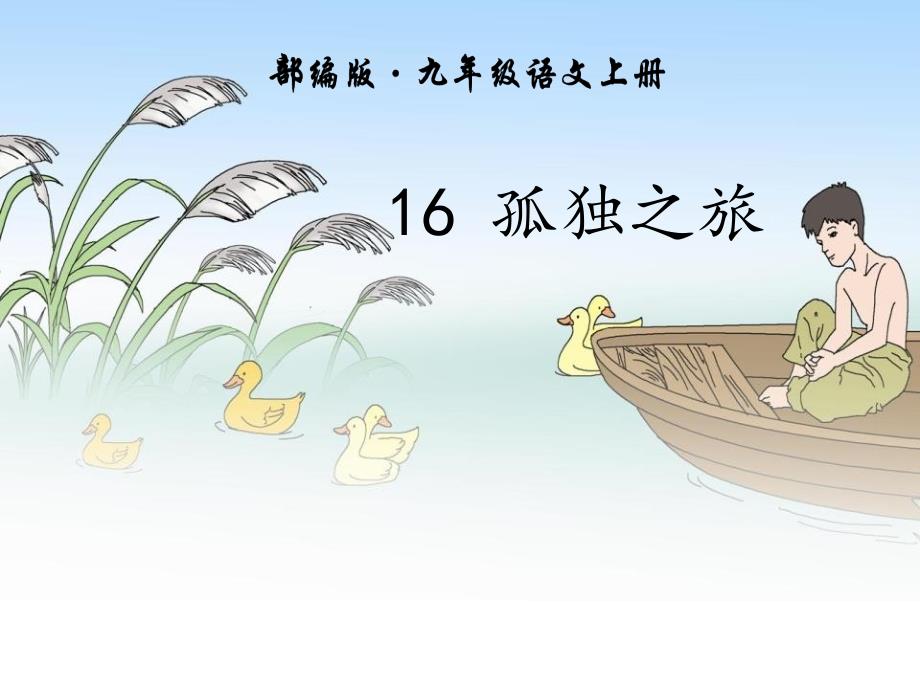 部编《孤独之旅》(完美版)PPT课件_第1页