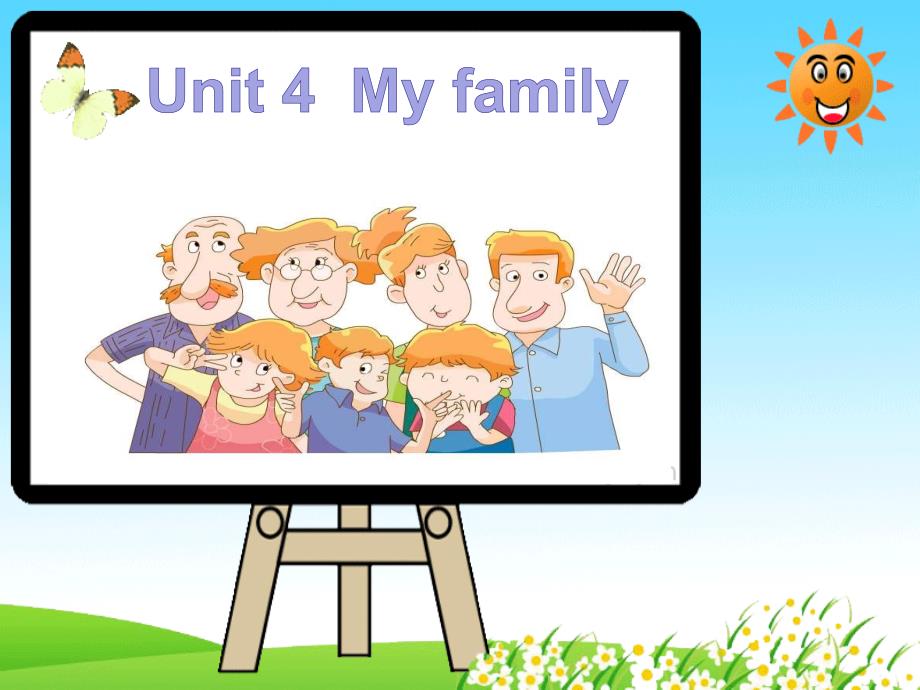 译林版三年级上册英语课件Unit 4My family_第1页