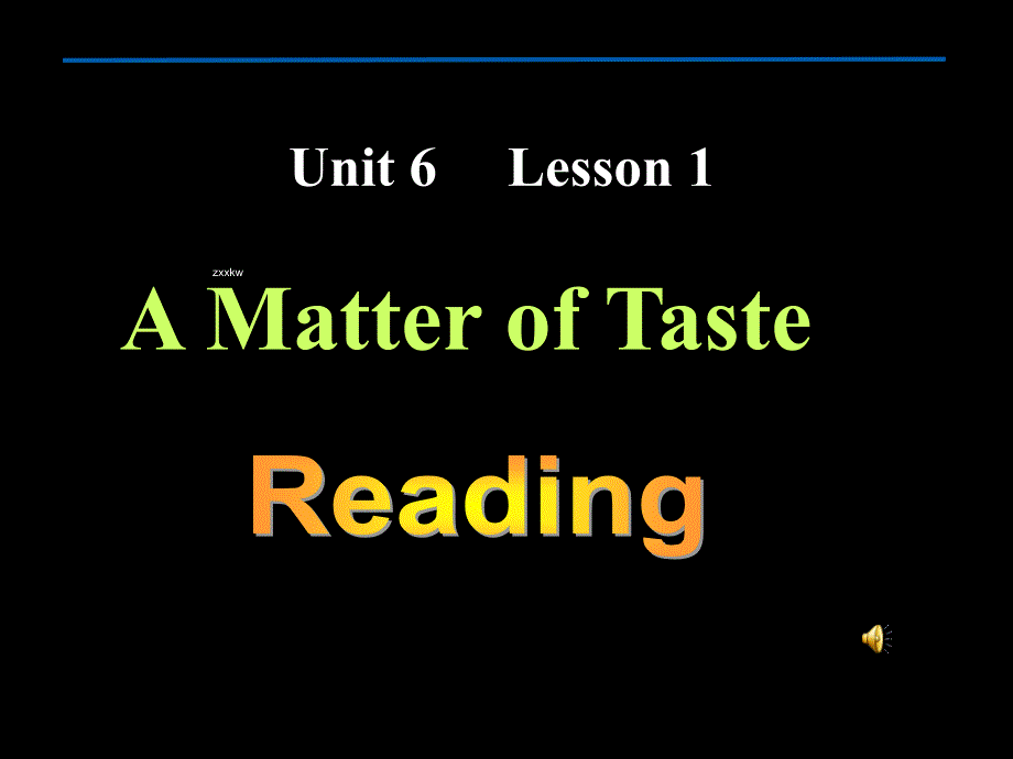 A Matter of Tasteppt课件.ppt_第1页