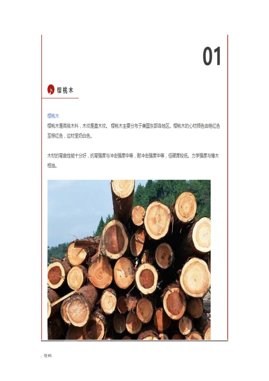 14种常用木材及用途_第1页
