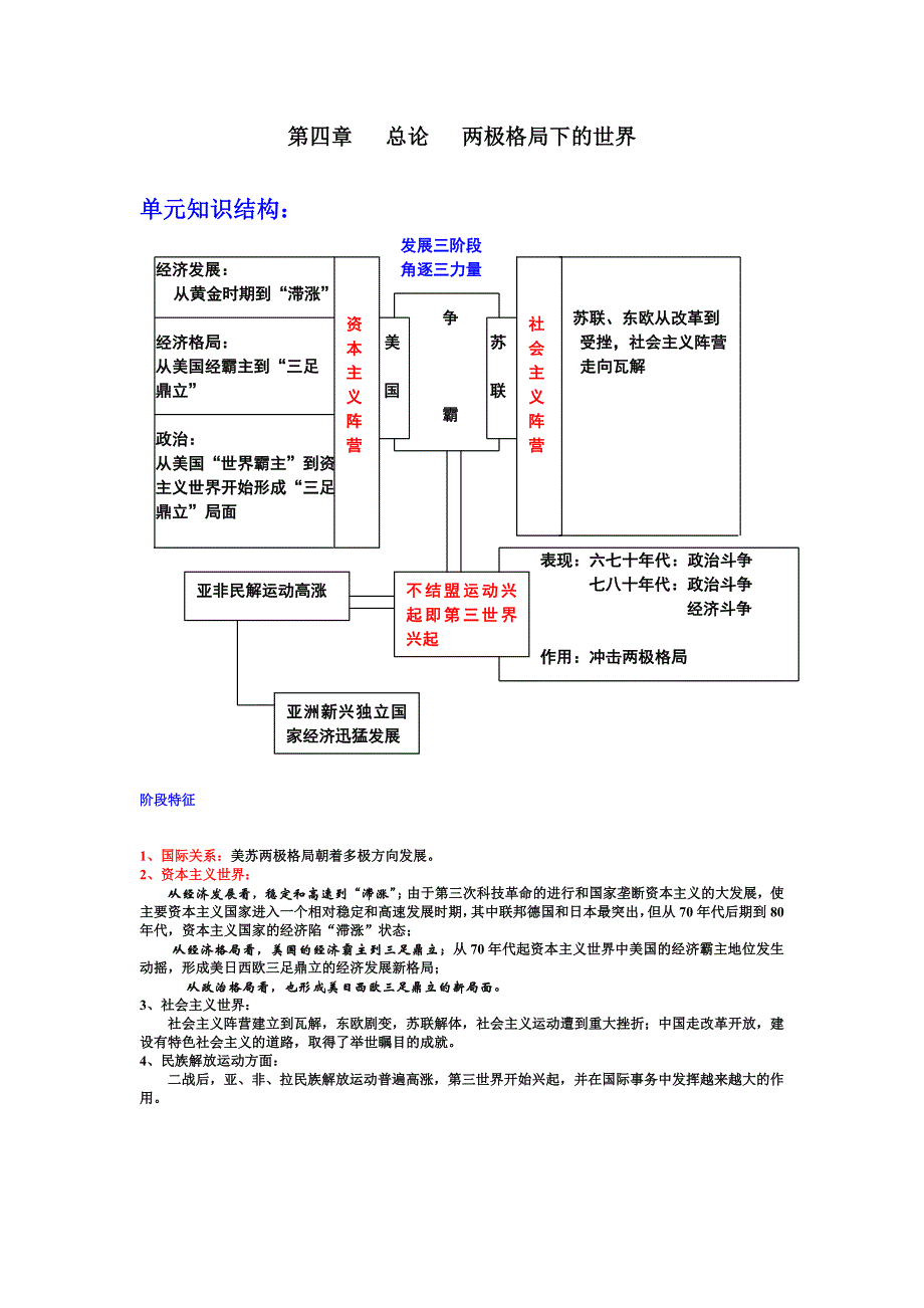 第四章 一 二战后的国际格局的演变.doc_第1页