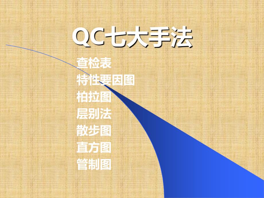 QC7大手法培训精编版课件_第1页